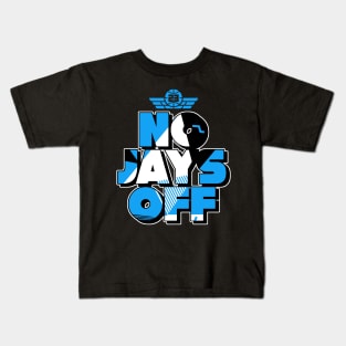 Jay All Day Dark Power Blue Kids T-Shirt